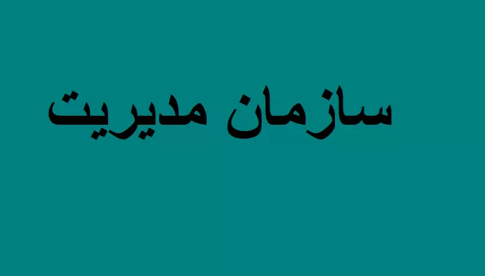 سازمان مدیریت