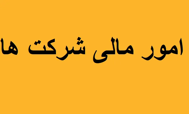 دانلود رایگان خلاصه کتاب امور مالی شرکت ها pdf